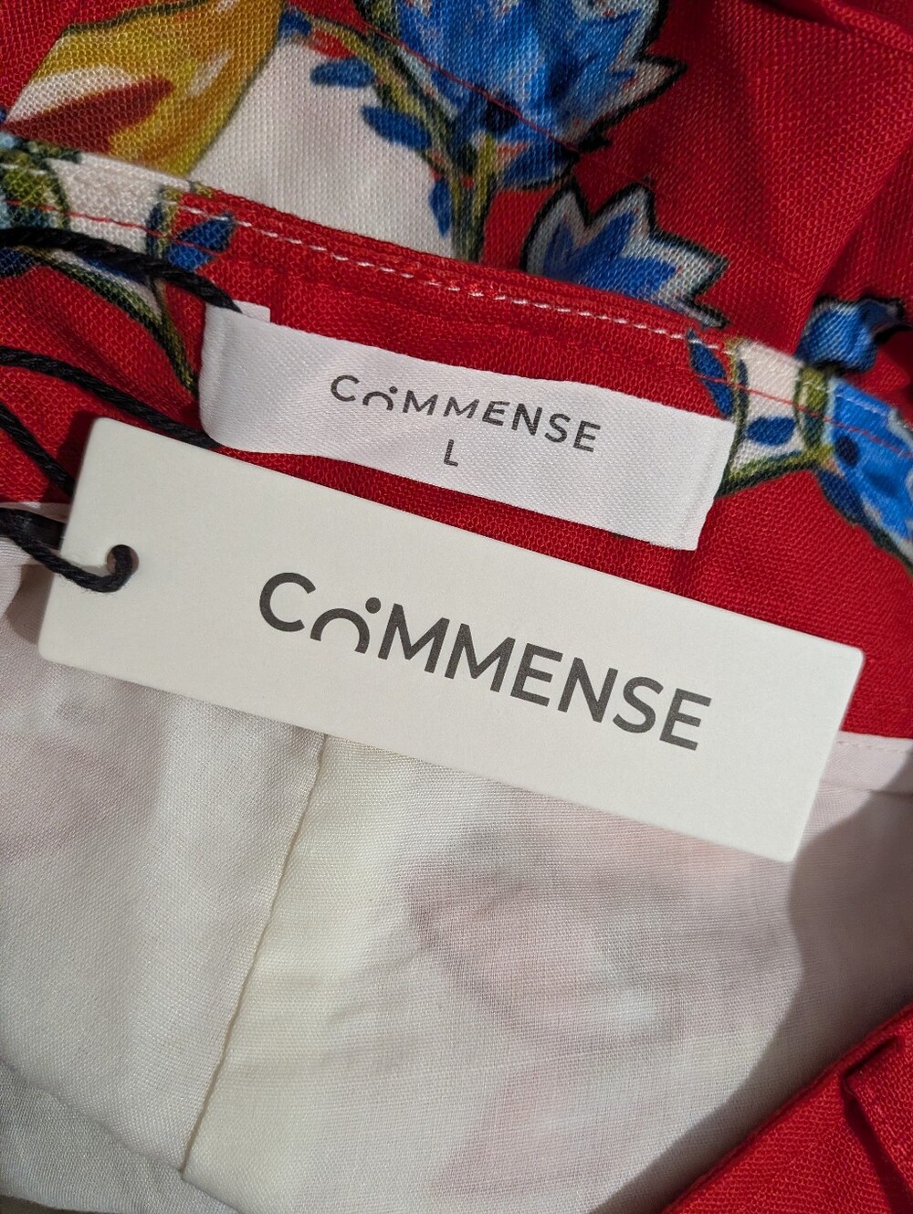 Commense Floral Print Belted Casual Shorts - Picture 11 of 12
